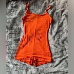 Orange Fashion Nova Romper